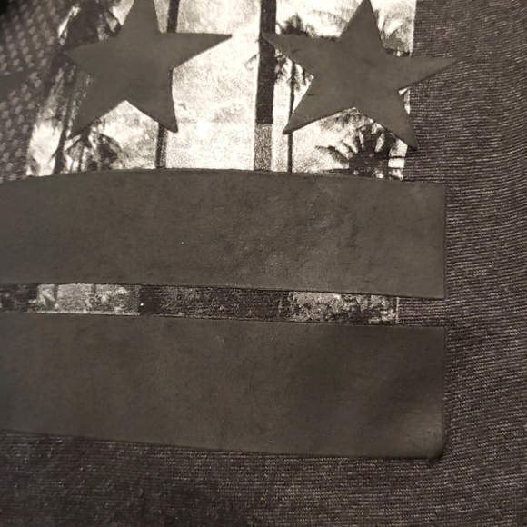 Hustle Avenue Palm Trees and Starts Tshirt Mens M - Picture 6 of 7